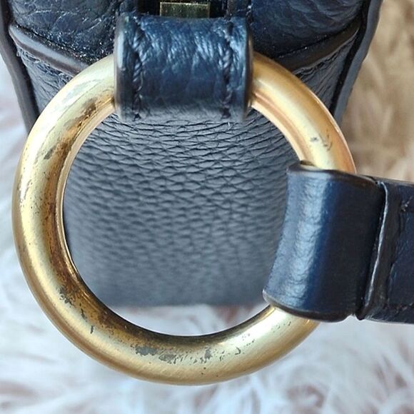 Michael Kors Navy Blue Jet Set Studded Shoulder Bag - Picture 9 of 11